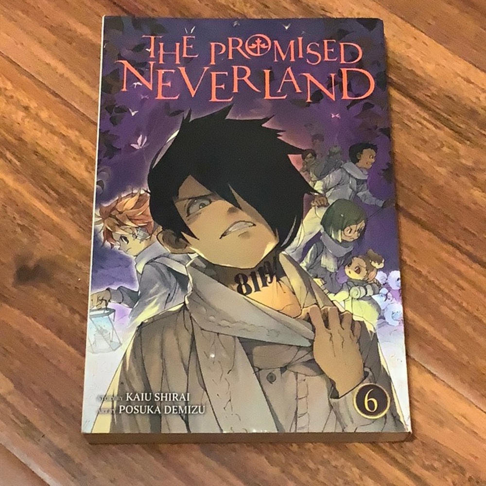 The Promised Neverland manga.Volume 6.Story by Kaiu Shirai. Art by Posuka Demizu